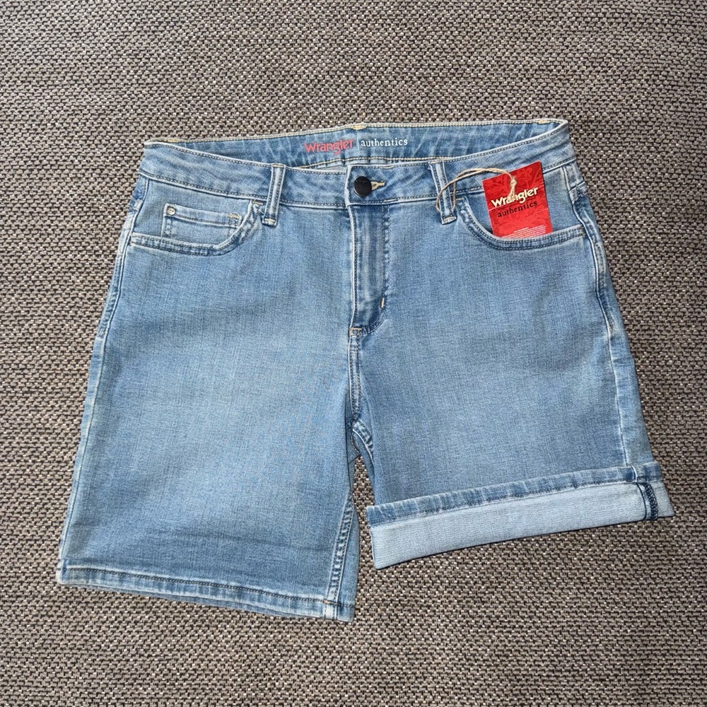 Wrangler Authentic Light Blue Jean Shorts